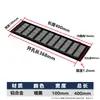Orificio de Ventilación Disipación de Calor Negro Plateado Gabinete para Zapatos Rectangular Malla Transpirable Gabinete de Ventilación Armario de Vestir Aleación de Aluminio Malla Transpirable
