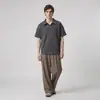 Camisa polo de manga corta con cuello para hombre, camiseta de verano de marca moderna, corte slim estilo coreano, top versátil de camiseta nuevo y moderno 2026