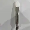 Appliance de maquiagem beleza pincel de maquiagem pincel para máscara facial aplicador de espátula galvanizada de silicone pincel de cabeça dupla pincel de dupla finalidade pincel macio limpeza