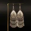 Pendientes de Pavo Real para Minorías Étnicas, Regalos Retro de Plata Miao Estilo Étnico, Accesorios de Pendientes Vintage de Imitación Plata
