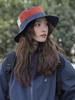 Nuevo Sombrero de Pescador Protector Solar de Combinación de Colores para Exteriores para Mujer Estilo Coreano Transpirable Verano Delgado Combinable Sombrero de Montañismo Sombrero para el Sol para Ciclismo