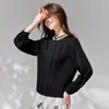 Colección Nueva Primavera 2026: Elegante y Estilosa Blusa para Mujer con Pesados Adornos de Diamantes, Corte Entallado que Favorece la Figura, Top Ligero y Versátil