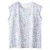 Chunzhi 2025 Nuevo Producto de Verano Chaleco para Personas de Mediana Edad y Mayores Sudadera Pulóver de Cuello Redondo Camiseta Básica de Cuello Redondo con Estampado de Mamá