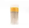 Cepillo de Pestañas de Varilla de Cristal Embotellado Transfronterizo, Peine para Cejas Desechable Embotellado, Cepillo Espiral, Cepillo de Pestañas Colorido, Herramienta de Cepillo para Cejas