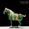 Caballo Tang Sancai Caballo de Cerámica Año del Caballo Adorno Regalo Nacional Artesanía de Caballo Regalo Decoración de Sala de Estar Adorno para el Hogar Seis Caballos
