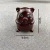 Adorno de Gato Curioso de Boj Lindo Animal Creativo Mini Juguete de Gato de Madera Pieza de Mano Regalo de Cumpleaños