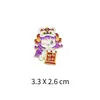 2026 Ano do Cavalo Emblema de Ano Novo My Little Pony Broche Decoração de Mochila Metal Desenho Animado Anime Pequeno Presente Boa Sorte