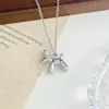 Collar Transfronterizo Europeo y Americano Full Zircón Color Zodiaco Caballo Pequeño Collar Nicho Versátil No Se Desvanece Collar de Acero de Titanio de Gama Alta
