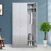 Armario de acero inoxidable 304, gabinete para empleados, armario para taller libre de polvo, gabinete multi-puerta, armario colgante 201, gabinete de almacenamiento de acero inoxidable