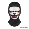 Mascarilla facial digital impresa de cara divertida para hombre, transfronteriza, para otoño e invierno, a prueba de viento para exteriores, engrosada, forrada de polar, cálida, adecuada para ciclismo y esquí