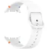 Pulseira de Silicone de Reposição com Costura Oficial Adequada para Samsung Galaxy Watch8/Watch8 Classic