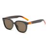 Nuevas gafas de sol gm para mujer Gafas de sol para mujer con montura cuadrada redonda Carey Estilo de celebridad de Internet mismo estilo para hombre para conducir protección solar al por mayor