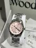 Reloj Vivian Nuevo Estilo Esfera Rosa Emperatriz Reloj para Mujer Reloj Azul Hielo Triturado Morado Fruta del Dragón Blanco Luz de Luna Reloj de Pulsera