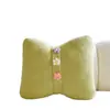 Almofada decorativa estilo Ins, coração feminino, verde, para sofá de sala, encosto, suporte lombar, fronha, almofada decorativa para bay window