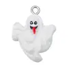 Novos Acessórios de Resina Abóbora de Halloween Crânio Festival Fantasma Enfeites DIY Pequenos Pingentes Pingentes Decorativos