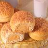 Sanduíche de queijo de rebote lento bolo crocante com exibição de vitrine de decoração falsa e real ensinando brincadeira