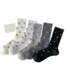Meias Mekki para Mulheres, Meias de Verão Ultrafinas de Cano Médio, Meias Absorventes de Suor, Meias Slouch Respiráveis com Laço para Meninas