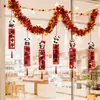 Decoraciones colgantes para el Festival de Medio Otoño y el Día Nacional, guirnaldas para centros comerciales y tiendas, cintas coloridas, adornos colgantes, suministros para la decoración de la atmósfera de eventos y escenas
