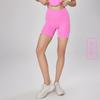 Shorts de Yoga de Verano Nuevos de Aido Bottoming Nude Melocotón Trasero Pantalones de Tres Puntos para Correr al Aire Libre Mallas Deportivas para Mujer