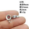 Xizang plata constelación de tres vías colgante cabeza accesorios de joyería diy pulsera collar con cuentas plata antigua hebilla de conexión material colgante