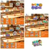 Decoração de cena de cerimônia de abertura, placas de mesa, placas de mão, enfeites, decorações de sala de aula de escola primária e jardim de infância, bandeiras, adereços para fotos