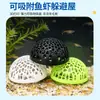 Anillo Flotante de Alimentación para Peceras de Venta Caliente Transfronterizo, Casa Escondite, Túnel de Betta Juguete para Paisajismo de Acuarios, Juguete de Decoración de Hábitat