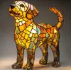 Luminária de Gato Transfronteiriça-Luminária Dachshund-Luminária Bigfoot Estátua de Resina Ornamento com Luz LED