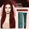 Tinta de Cabelo Monotubo Sem Amônia Transfronteiriça em Cores da Moda, Tinta à Base de Plantas para Cobertura de Cabelos Grisalhos, Embalagem em Inglês, Personalização OEM
