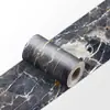 Estilo Lujo Ligero Patrón de Tinta Mármol Imitación Línea de Cintura Cocina Pared Alrededor Sala de Estar Vestíbulo Rodapié Decorativo Autoadhesivo