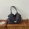 Bolso casual para mujer estilo coreano, bolso de hombro moderno y versátil, bolso de mano de gran capacidad para el trabajo, bolso tote vintage con estampado de leopardo