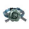 Nuevo Collar para Gato Ajustable Transfronterizo Día de San Valentín Flor de Rosa Gato Collar de Moño para Gato Fábrica