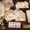 Set de Pequeños Sobres Retro Yanji - Serie Islas Fragmentadas Material para Diario Vintage DIY Papel de Carta Decorativo