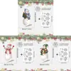 Adesivos de parede divertidos para animais de estimação com pernas longas e tema de Natal para quartos e salas de estar, Decorações de janela de Natal, Autoadesivos, Adesivos de vidro à prova d'água
