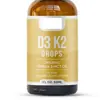 Gotas D3 K2 Transfronterizas Gotas Orgánicas de Omega3 Gotas Suplemento Diario con Calificaciones Completas