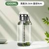 Taza ton-ton de gran capacidad de vidrio de borosilicato alto, taza de separación de té con asa, taza de té conveniente, taza para bebidas