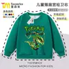 Moletom Infantil Rayquaza Kyolat Pokémon Primavera e Outono Novo Top Infantil Moletom Lâmina Flamejante Fantasma