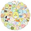60 piezas de pegatinas de graffiti biológico de esquina Kawaii decoración personalizada para computadora, equipaje, funda de teléfono, pegatinas impermeables