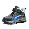 Zapatos infantiles transfronterizos para niños, zapatos de senderismo, nuevos de invierno, con algodón adicional, más gruesos, cálidos, resistentes al desgaste, estilo para niñas, zapatos deportivos para exteriores