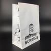 Bolsa de embalaje de sándwich de fábrica, papel kraft, embalaje desechable para llevar, doble apertura, clip para carne, tostada a prueba de aceite