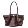 Bolso de Lona para Mujer de un Solo Hombro Ligero Casual para el Trabajo y el Uso Diario Bolso de Hombro para Mujer Versátil Simple de Temperamento Bolso Tote Bolso de un Solo Hombro
