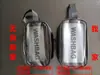 Bolsa de tres piezas transparente de PU para maquillaje y artículos de tocador, bolsa de baño de PVC de gran capacidad, bolsa de almacenamiento portátil semitransparente esmerilada para mujer
