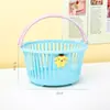 Cesta Pequeña de Almacenamiento para Niños, Cesta de Almacenamiento de Plástico Portátil Multifuncional de Dibujos Animados para Escritorio, Cesta de Almacenamiento Creativa Linda para Artículos Varios
