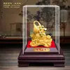 Figura de Pez Dorado para Seguro de Vida, Pez Dorado de la Fortuna de Peluche Arena, Decoración para Sala de Estar, Oficina, Hogar, o como Regalo