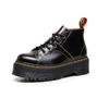 Botas plataforma bolo de cinco furos com rosto de macaco, super em alta, sola grossa e cool, combinam com tudo, couro britânico, antiderrapante, resistente ao desgaste, bico redondo, para aumentar a altura, para homens e mulheres