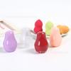 Polvo de maquillaje melocotón nieve rosa mango sello labial caja de almacenamiento puff gota de agua corte oblicuo esférico material de embalaje huevo de belleza