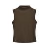 Camiseta pequena sem mangas com gola alta feminina, Spice Girls Summer Wear Stretch Tight Sexy Bottoming Inner Chic Top