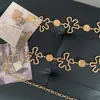 Cadena de cintura metálica hueca con flor, estilo fresco y vintage, para mujer, cadena corporal de estilo étnico, cinturón decorativo informal con empalmes