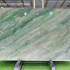 Mesa de Comedor Gaya Green de Piedra de Lujo Rectangular Mesa de Café Personalizada Pared de Fondo para Sala de Estar Mármol Verde Real Natural