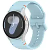 Adecuado para Samsung Watch7 Correa de Reloj con Patrón de Olas Correa de Silicona Cosida Watch Fe 4 5 6 Correa de Reloj