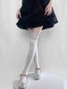 Calcetines Blancos de Encaje hasta la Pantorrilla Estilo Ballet para Mujer Primavera y Verano Delgados Jk Lolita Lazo de Correa Medias Cortas